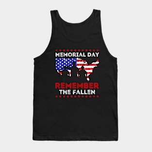 Memorial Day Remember The Fallen Tank Top